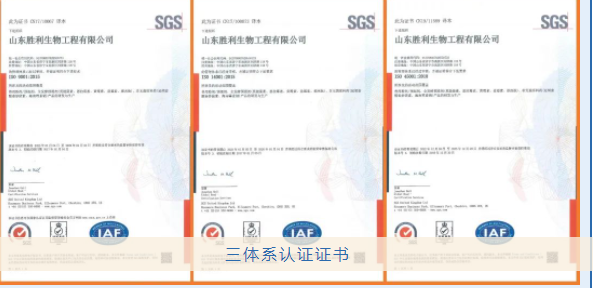 胜利生物第三次通过SGS质量、环境和职业健康安全三体系认证